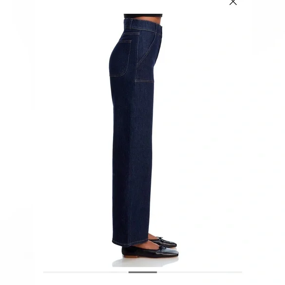 FRAME Denim High Rise Modern Pocket Jean in Rinse, Size 30. - Picture 3 of 15